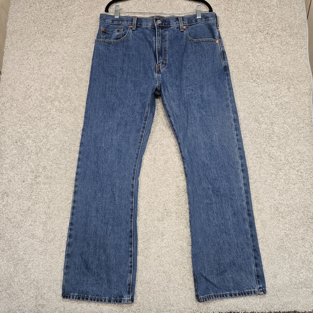 Levis 517 Jeans Mens‎ 38x30 Blue Bootcut boot cut 100% denim